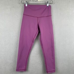 DYI Define Your Inspiration Purple Bionic High Rise Crop Yoga Legging USA Made S